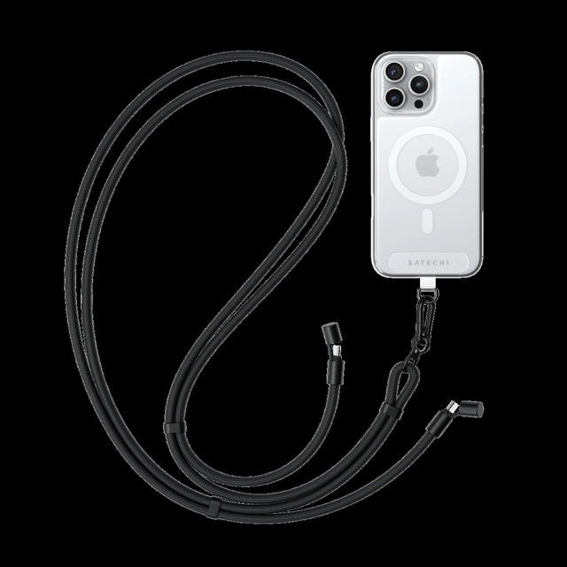 OntheGo™ USB-C Lanyard Cable with Hands-Free Portability Integrated Charging and Travel-Ready Design