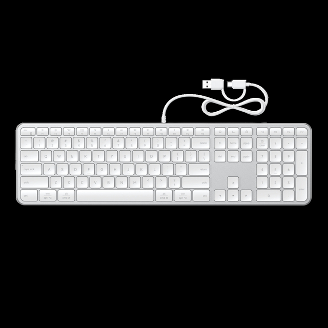 Slim LX3 Wired Keyboard with Universal Compatibility, Reliable Connectivity, and Ergonomic Design
