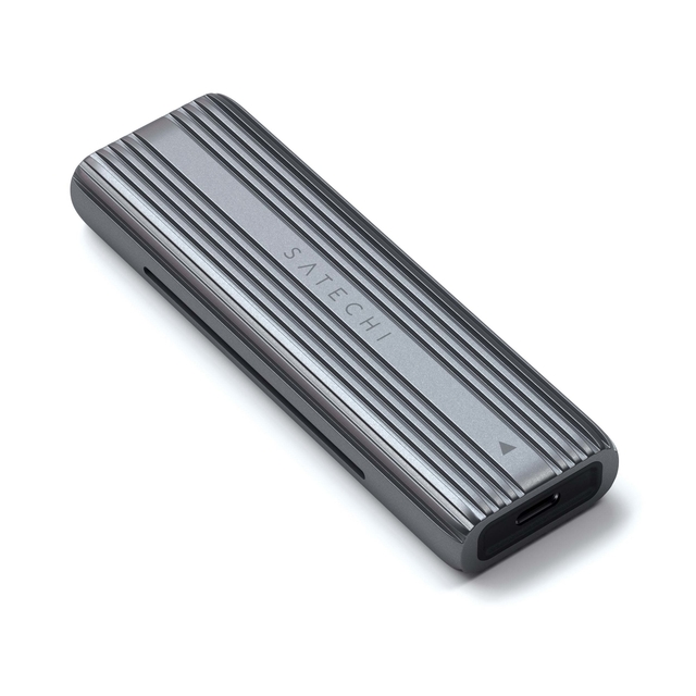 USB-C Gen 2 SSD Enclosure with Tool-Free Design for Universal M.2 NVMe and SATA Compatibility