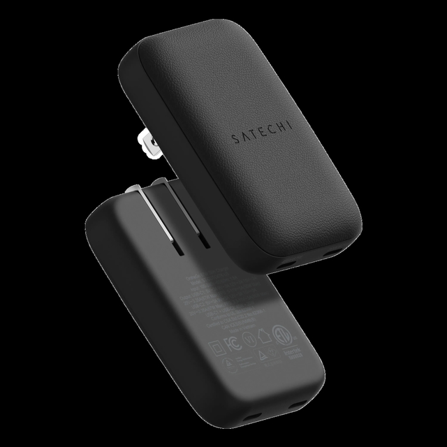 OntheGo™ 67W Slim GaN Wall Charger with Dual USB-C Ports for Fast Charging