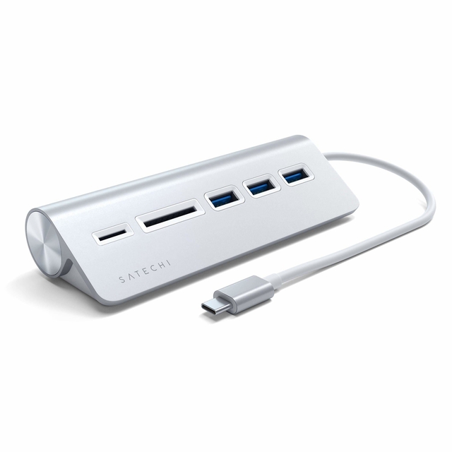 Satechi USB-C Hub with High-Speed Data Versatile Compatibility and Premium Build for Desktop