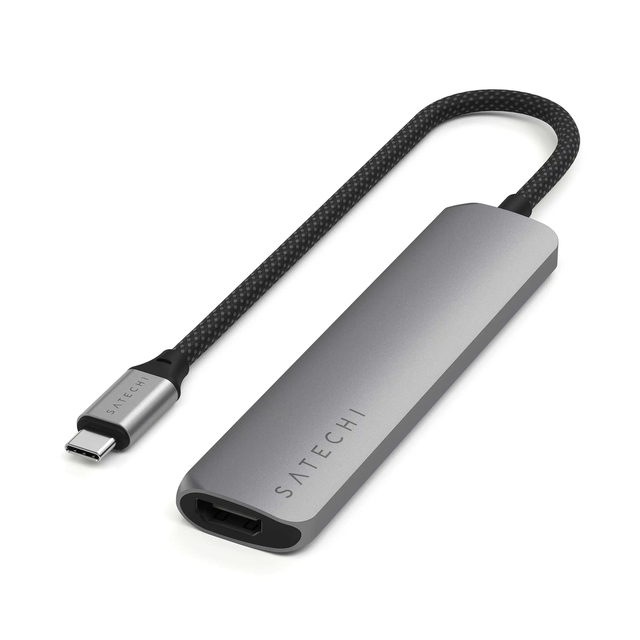 6-in-1 USB-C Multiport Adapter with 4K/60Hz HDMI and 100W Power Delivery