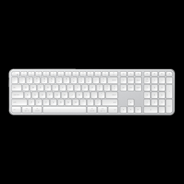 Slim X3 Wireless Keyboard with Full-Size Layout 4-in-1 Connectivity and USB-C Rechargeable