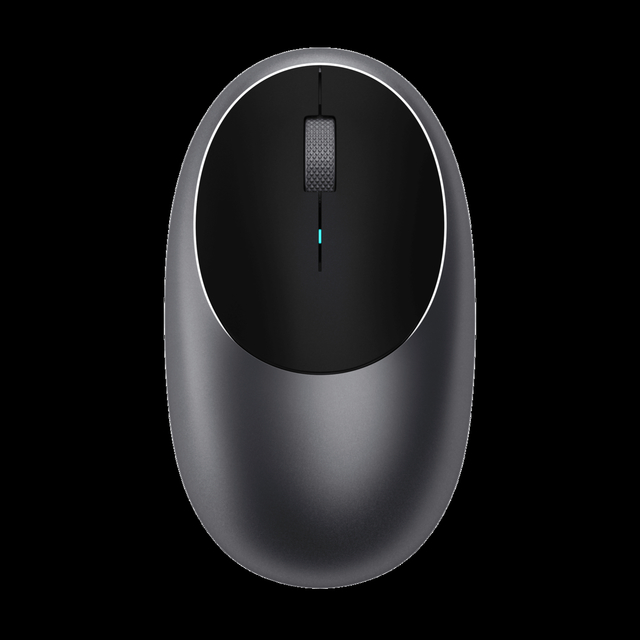 Sleek Aluminum Bluetooth Mouse with Rechargeable USB-C and Universal Compatibility